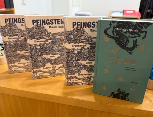 25. 4. Beseda s Miroslavom Hlaučom, autorom oceňovanej knihy Letnice